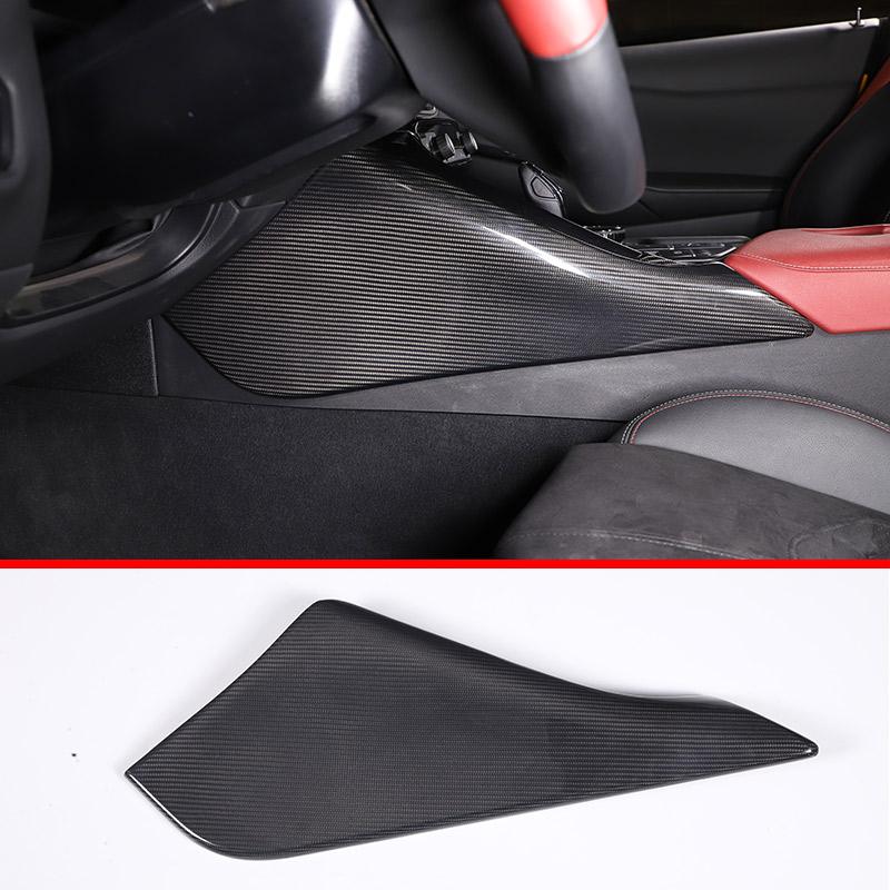 Real Carbon Fiber For Toyota Supra MK5 A90 2019-2025 Center Console Steering Wheel Interior Gear Decoration Mirror Trim Sticker