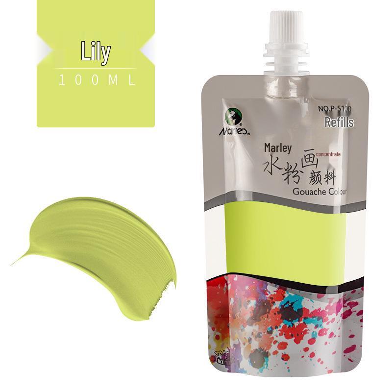 Mali Concentrated Gouache Paint Refill - Jelly Pigment for Art Exams