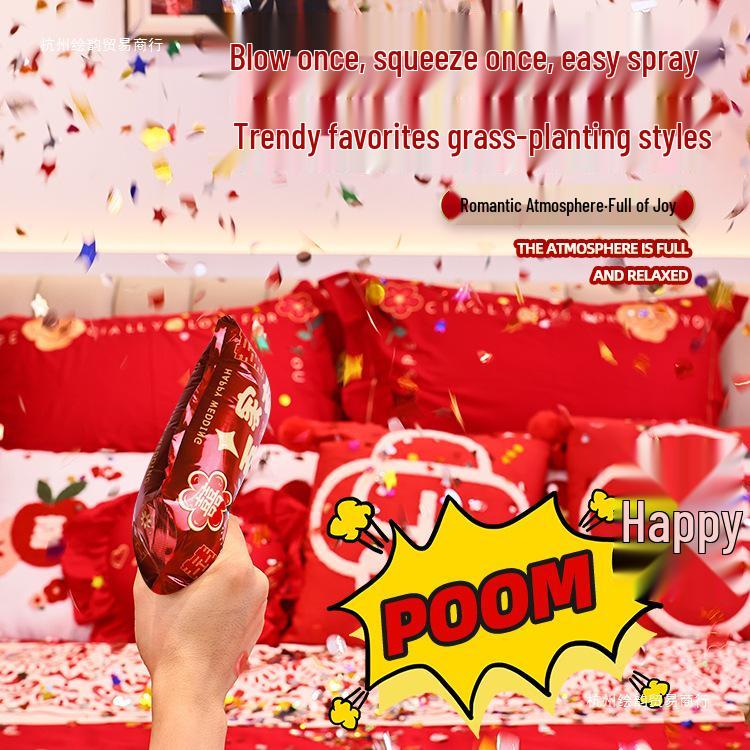 Handheld Wedding Fireworks Confetti Cannons for Engagement & Bridal Photos