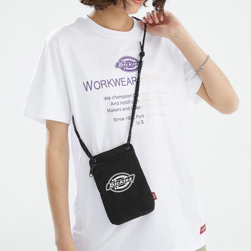 New Dickies Polyester Shoulder Bag, Crossbody Bag Unisex Black DK010518