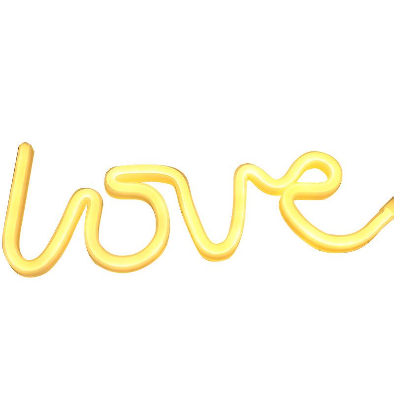 Wandleuchte in Alienform mit Neon-LED - Feiertagsatmosphäre & Liebesdekorationsstreifen