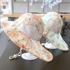 Children's Hat Summer Thin Sunshade Mesh Breathable Girls' Fisherman's Hat Large Eaves Sunscreen Women's Sun Shawl