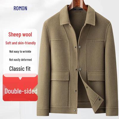 Men's Merino Wool Double-Faced Jacket