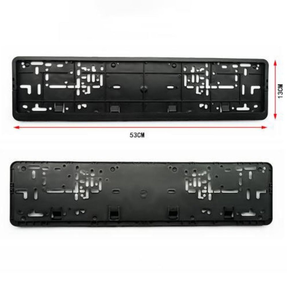 New European Standard License Plate Holder 3 Styles Black Protecting License Plates Plastic PP License Plate Support License Plate Covers Frames 6