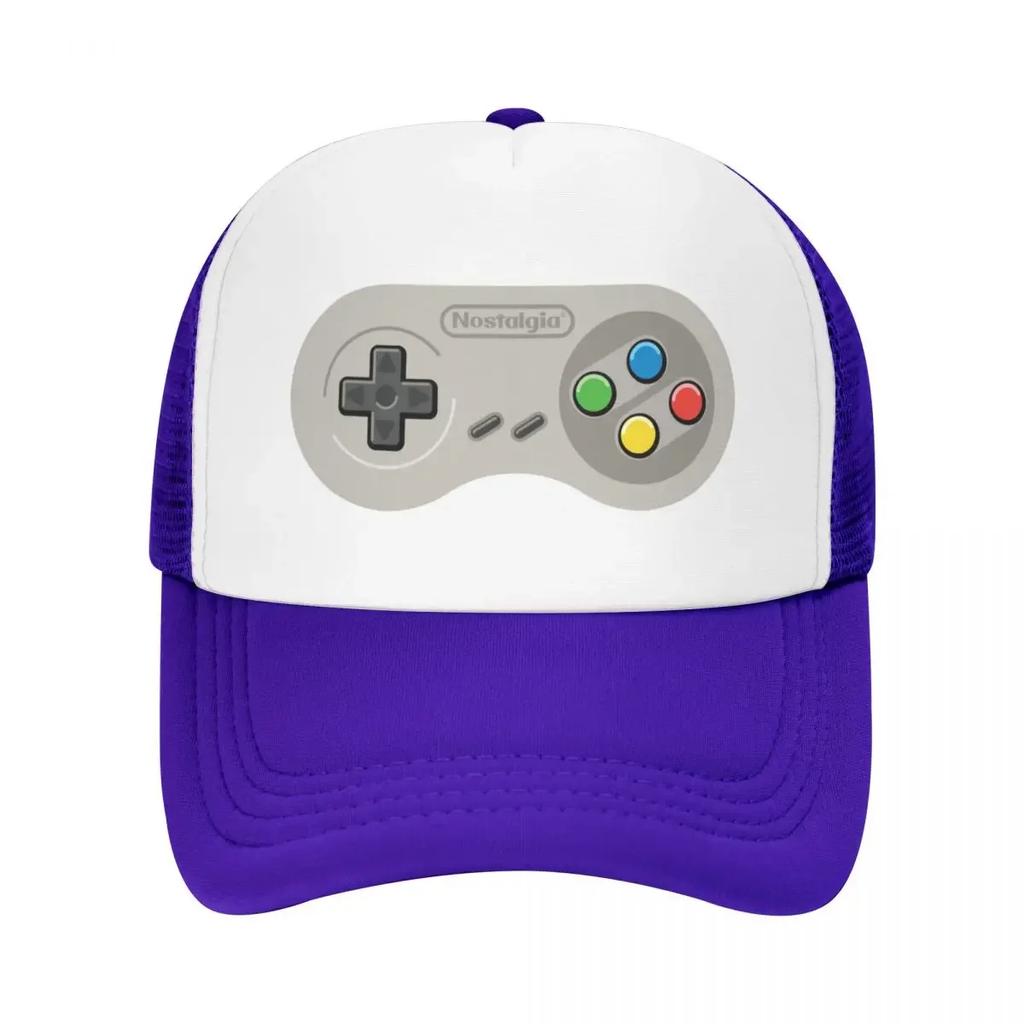 Personalized Retro Video Game Controller Baseball Cap Outdoor Unisex Womens Adjustable Gamer Gift Trucker Hat Autumn Dad Hat