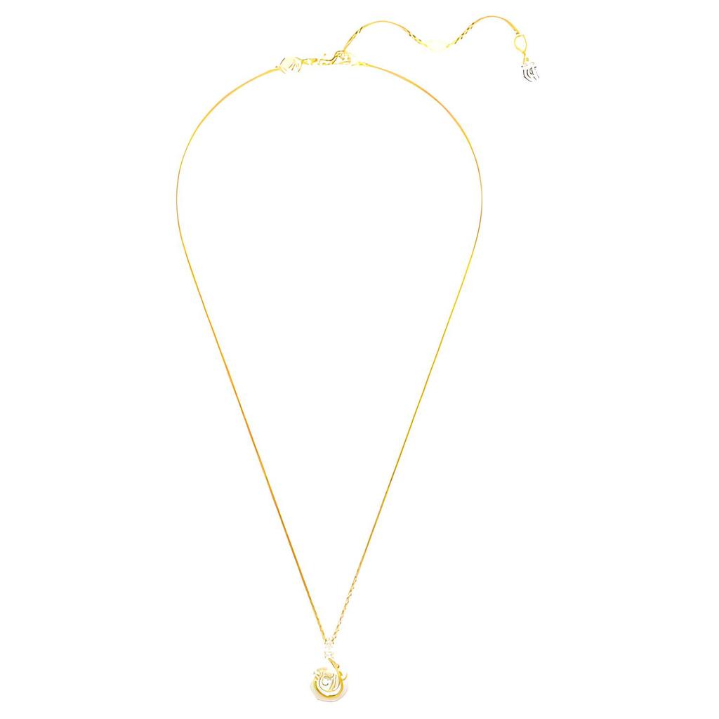 Swarovski Snake Pearl Pendant Imitation Crystal Necklace Women Necklace Gold 5698887