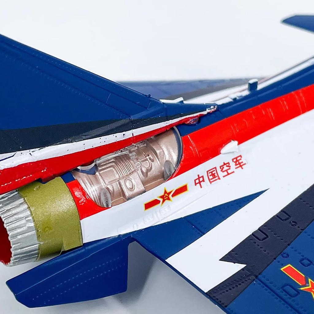 1100 Chinese Air Force J-10C Dragon Fighter Finished Model Alloy Plane Airplane Miniature for Home Decoration