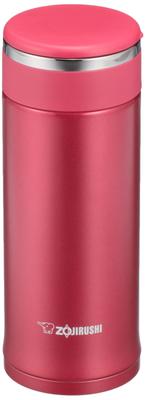 Water Bottle Screw Stainless Steel Mug Clear Red 0.36L SM-JE36-RC