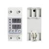"Self-Resetting 2P Adjustable Digital Undervoltage Protector - 220V Intelligent Circuit Breaker for Home Appliances"