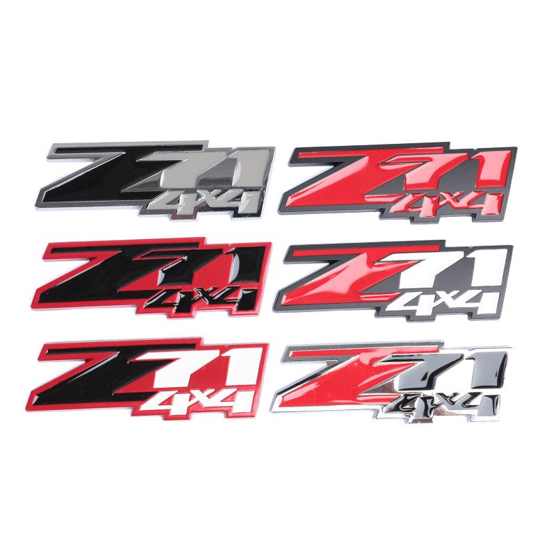 OTOKIT Metal Z71 4x4 Logo Emblem Badge Decal Car Sticker Front Hood for Chevrolet Suburban Xtreme GMC Silverado Chevy Colorado