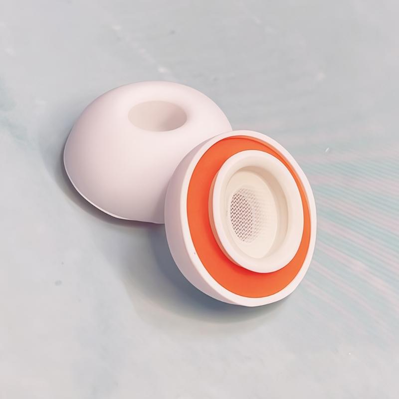 Memory Foam Soft Silicone Ear Tip for Bluetooth-compatible Earphones Protective Earbuds Cover Noise Reduction Hole