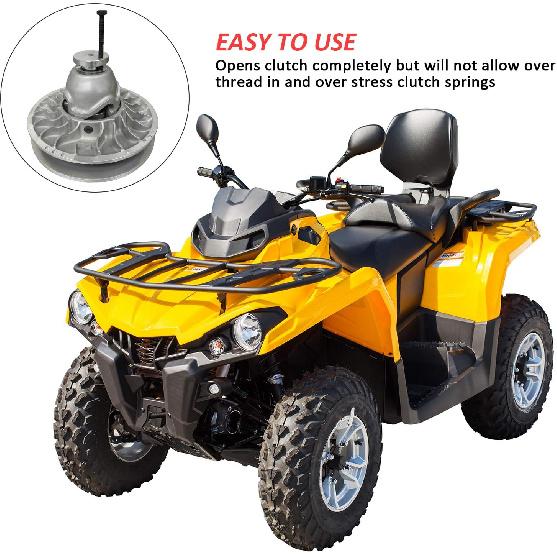 4 Pieces M8 8Mm Secondary Clutch Spreader Belt Change Removal Tool For Can-Am ATV'S And SXS'S Bolt M8 X 1.25 X 70, 12.9 CL, Pre Oil, Fully Threaded