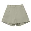 Ladies' Casual Suit Pants With High Waist And Slimming Effect, Versatile And Color Loose Shorts
