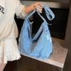 Wszechstronna Torba Hobo na Ramię Vintage Torby Aktówki Codzienna Jeansowa Torba na Ramię Torebka