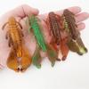 Cross Obstacle Shrimp Model B - 9.3cm PVC Double Tail Soft Bionic Lure for Sea Fishing