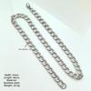 Stainless Steel Cuban Chain Necklace for Men European American Hip Hop Stainless Steel Fashion Jewelry
