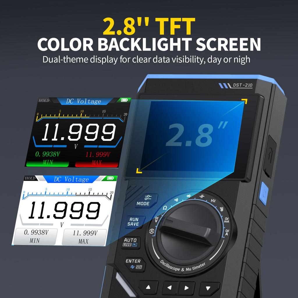 High Precision 4.5 Digit Digital Multimeter with Oscilloscope & Signal Generator Simple to Operate for Professional Use