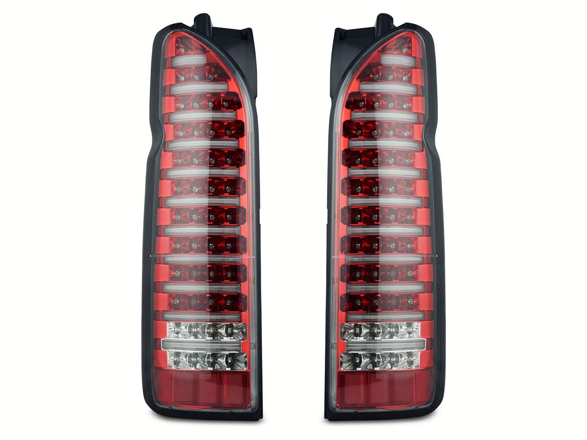 

Regius Ace 200 series 1 type 7 LED fiber red clear tail lamp TRISTAR S [Hiace ~ type] червоний