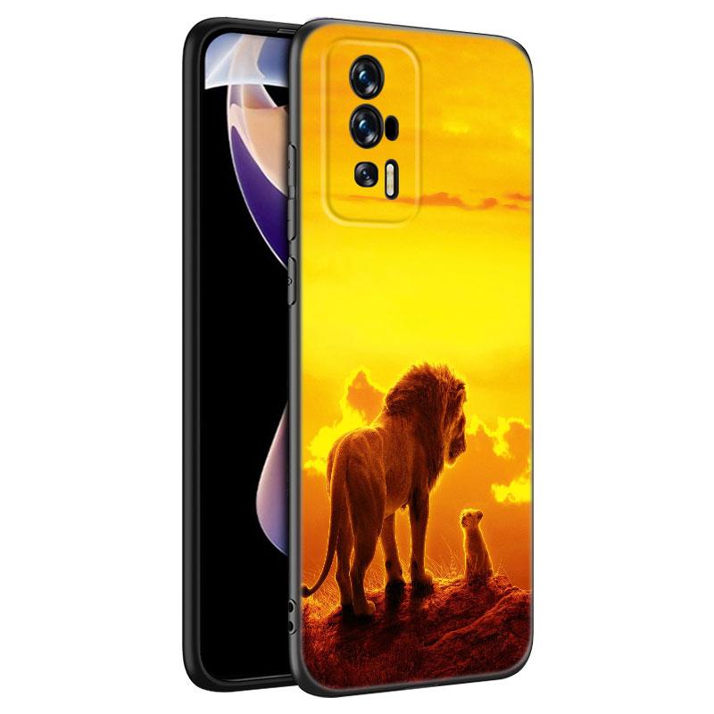 

Силиконовый чехол для телефона Animal Lion Black для Xiaomi Redmi 7A 8A 9A 10A 11A 9C 10C 12C 13C 11 Prime A1 A2 Plus 12 4G Note 9T 12R Redmi 12R