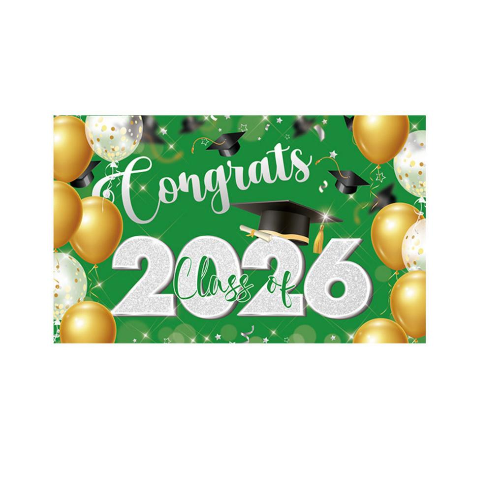 Graduation , Campus Graduation Decorations, Party Banners, Courtyard Ornaments, Background Fabric, Indoor Dining Event
