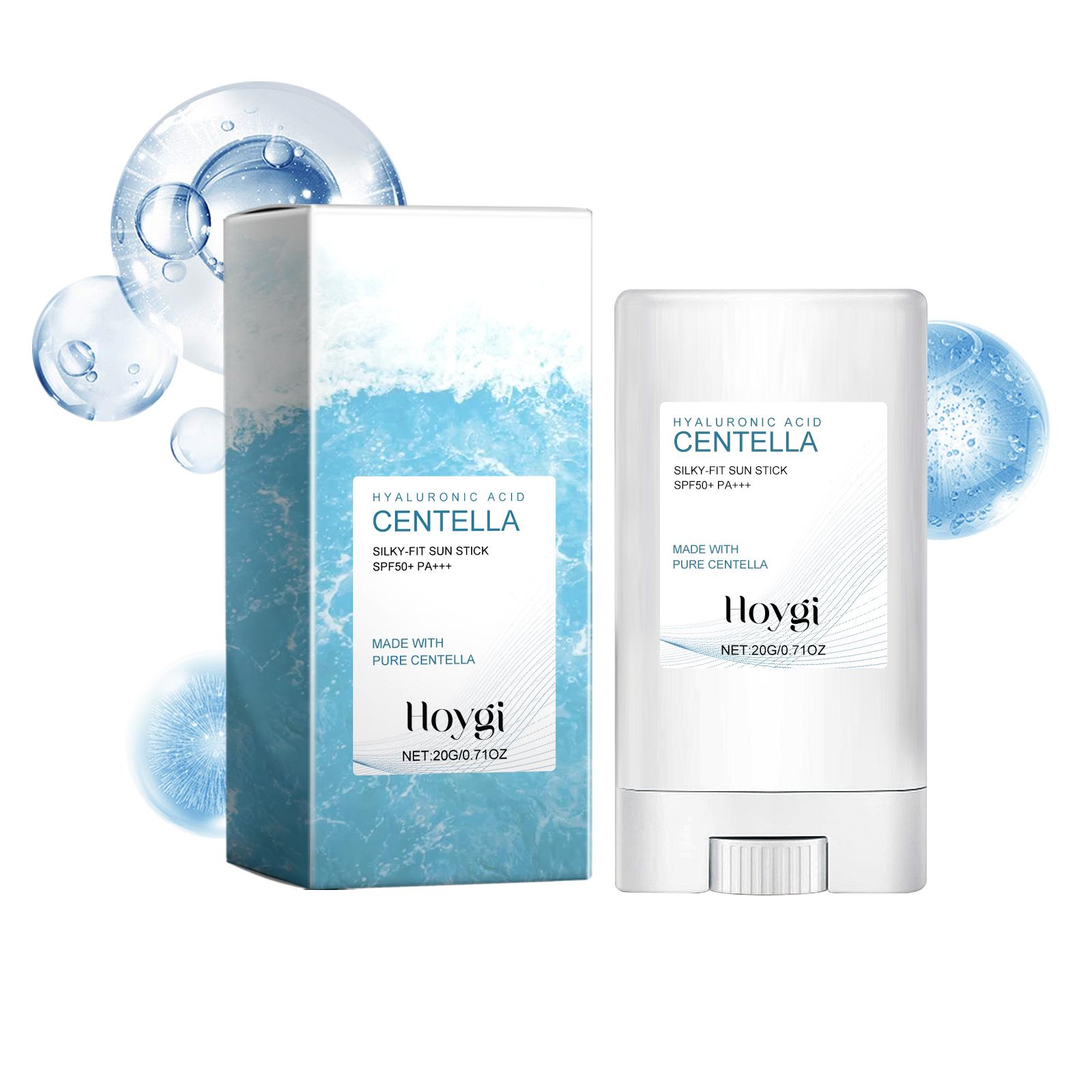 

Hoygi Transparent Acid Protection Stick Summer Face Body Skin Gentle Moisturizing Isolating Refreshing Sunscreen Stick 20g