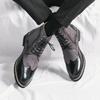 Fashion Men's Suede Leather Patchwork Brown Ankle Boots Brand Designer Flat Bottom Short Boots Men's Outdoor Flat Bottom Casual Boots