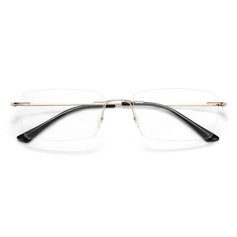 

Rimless Men Myopia Glasses Frameles Cut Nearsighted Glasses Anti Blue Light Anti Fatigue Minus Glasses Clear Lens 0 to -6.0