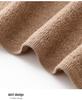 2026 Spring/Summer Korean Style Slim Fit 100% Wool High Neck Solid Knit Sweater