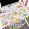 Kawaii Cat Gaming Mouse Pad x Deskpad XXL Large Desk Mat Keyboard Pad Surface for Computer Mousepad Gamer Computer Mat Rug
