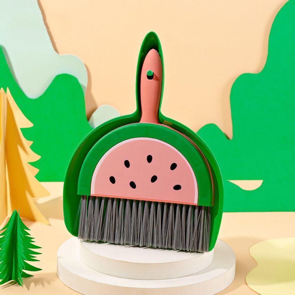 Set Carino Piccolo Scope Paletta Portatile Tastiera Piccola Scopa Manuale Spazzare Viaggio