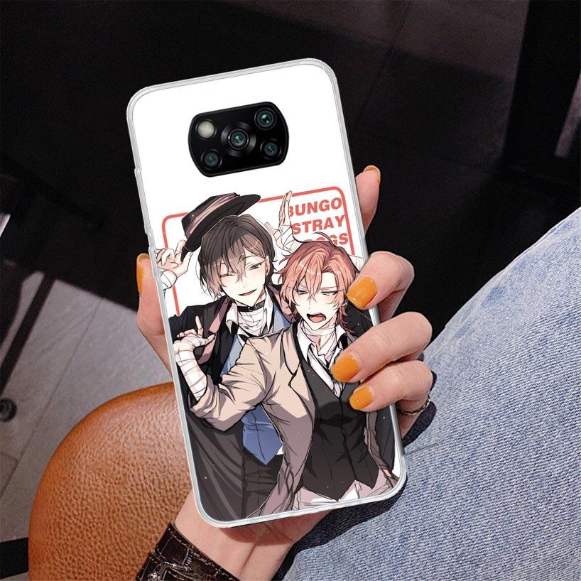 Bungo Stray Dogs Double Black Phone Case For Xiaomi Poco X7 X6 X5 Pro F7 Ultra Redmi 15C 15 13C 13 12C 12 10 10A 10C 9 9A 9C 9T