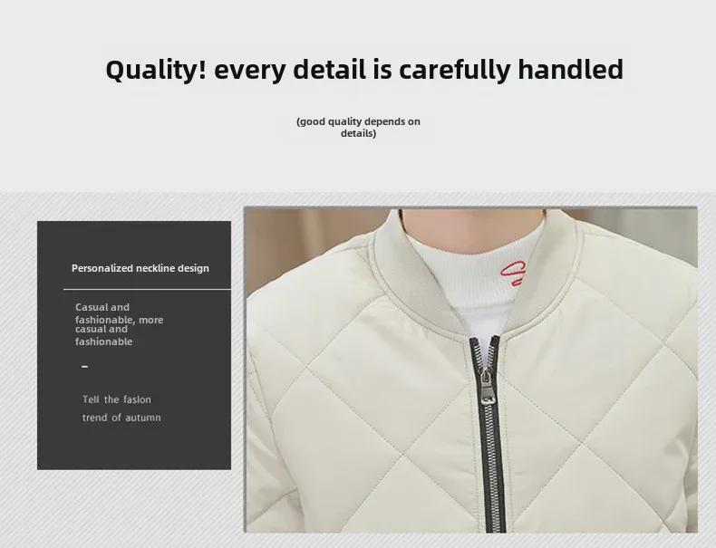 Herren 2024 Herbst/Winter Stehkragen Dick Warmer Baumwollmantel