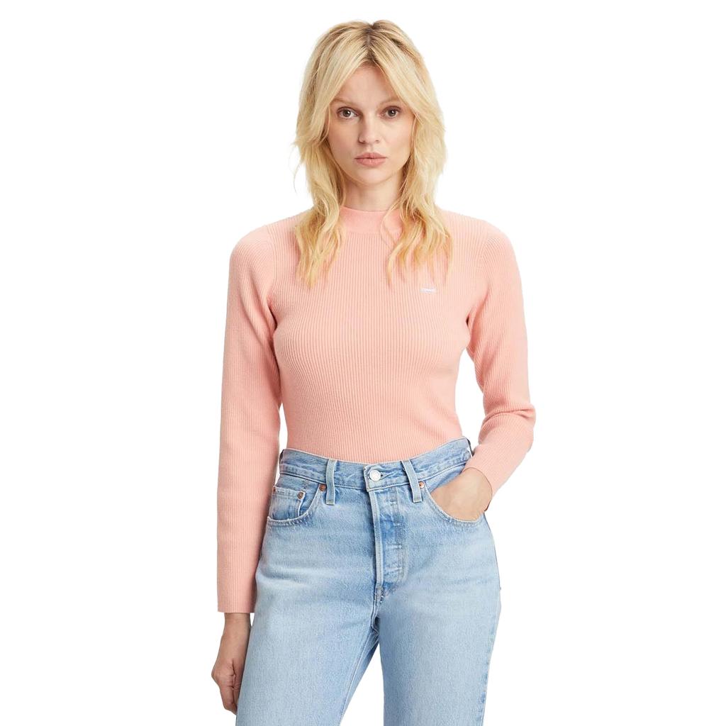 Levis Womens/Ladies Ribbed Crew Neck Sweatshirt