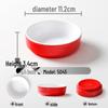 Melamine Imitation Porcelain Steamed Egg Bowl - Durable Small Catering Dish
