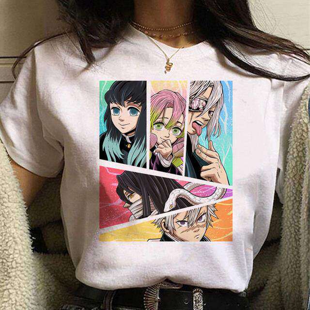 Demon Slayer T-Shirt - A Trendy, Casual Crew-neck, Oversized, Fun Short-sleeved Children's and Adult T-shirt.