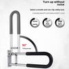 Aluminum Alloy Flip-Up Toilet Armrest Booster for Elderly & Disabled