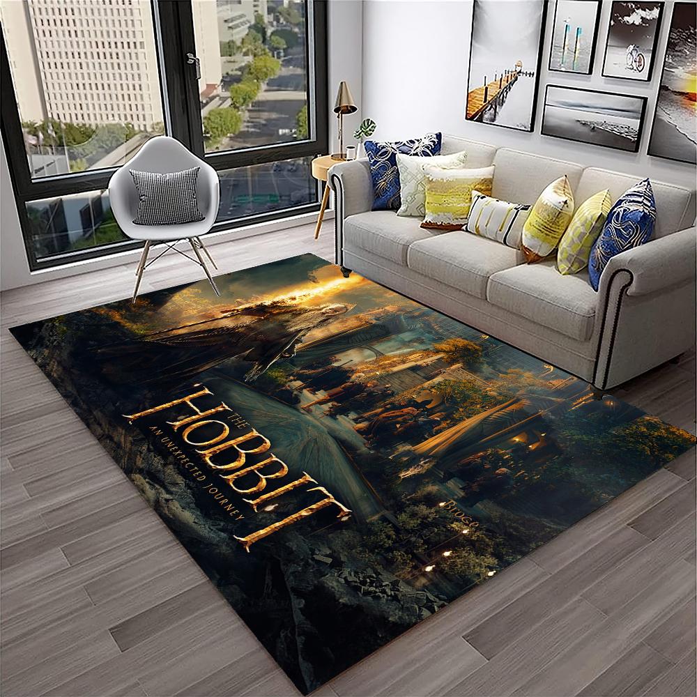 Movie L-Lord of The Rings H-Hobbit Area Rug,Carpet for Home Living Room Bedroom Sofa Doormat Decor,kids Play Non-slip Floor Mat