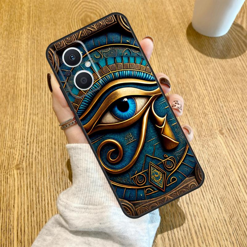 Egyptian Eye of Horus Art Funda For OPPO Reno 13 F 14F 12F 11F 8T 7 8 Lite 10 11 12 14 OPPO Find X5 X6 X8 X9 Pro Case