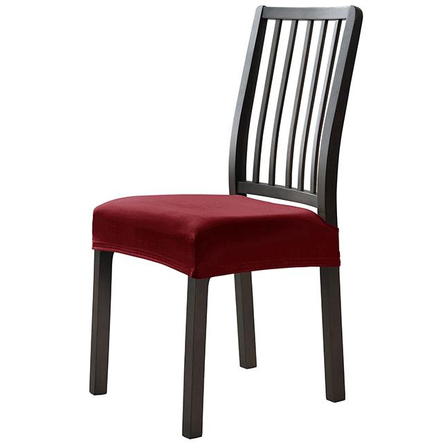 

Толстый бархатный чехол на сиденье, эластичный чехол из спандекса для кухни, обеденного стула, легко устанавливаемая нескользящая защита для стула для свадебной вечеринки, банкета армия зеленый