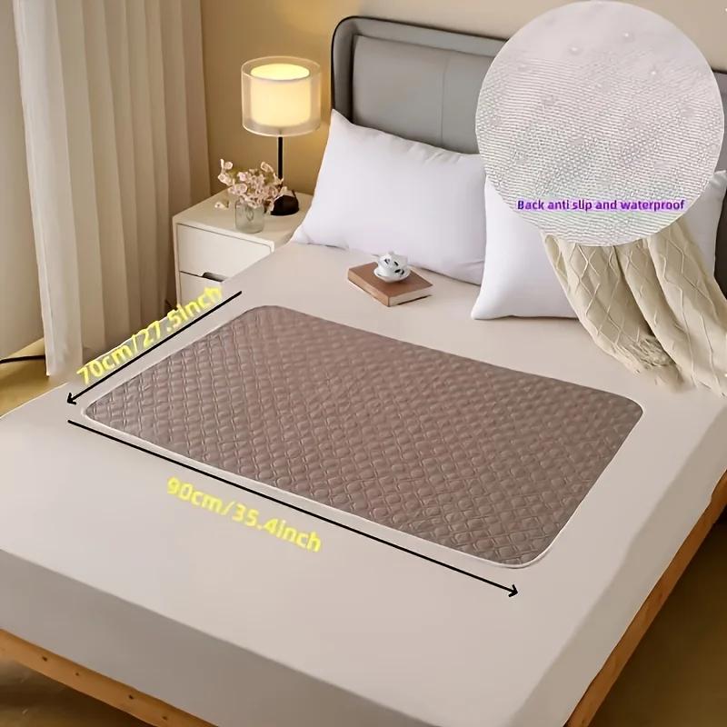 Leak-Proof Washable Incontinence Pad - Counter-slip Non-Woven Fabric Bed Mat for Seniors, Pets, Menstruation & Home Use