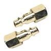 Uickly Connected Quick Connector 2pcs Brass Material