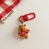 1-10pcs Capybara Keychains Bag Phone Pendant Kapibala Animal Hanging Pendants Men Women Cute Keyring Party Guest Jewelry Gift
