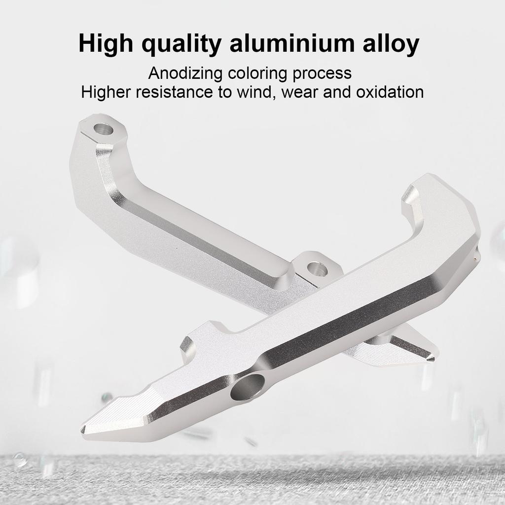 Pair Motorcycle Rear Passenger Seat Handle Bar Aluminium Alloy Replacement for MSX125 GROM