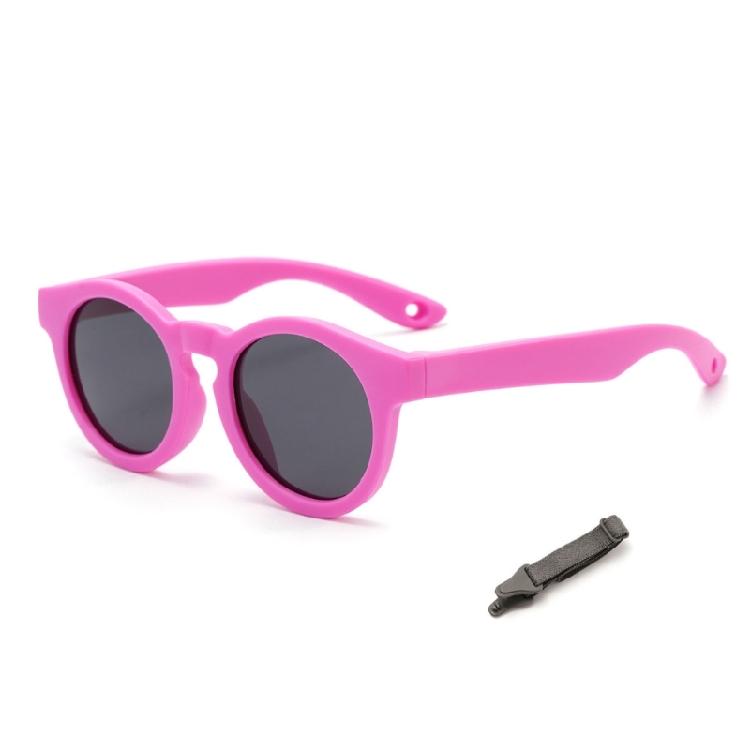 Lightweight Silicone Frame Toddler Sunglasses Foldable Design UV400 Sun Glasses Eyewear For Outdoor Travel