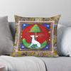 Medieval Bestiary White Dog Hand Tree Pillowcase Polyester Linen Velvet Printed Zip Decorative Home Cushion Cover Wholesale
