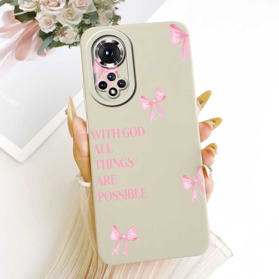 

For Honor 50 5G Case NTH-AN00 NTH-NX9 New Fashion Painted Cover Soft Phone Cases For Huawei Honor 50 Honor50 5G Bumper Honor 50