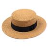 Yunibeosyeolkemiseuteuli Brown Flat Panama Hat Panama Hat