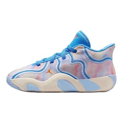 Air Tatum 3 PS Tie Dye Kids Sneakers Blue University-Blue Pale-Ivory HF3137-400