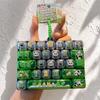 Cute Design Mini Keyboard Pendant 26-Key Keyboard Keychain Decompression Button Toy  Children's Bag