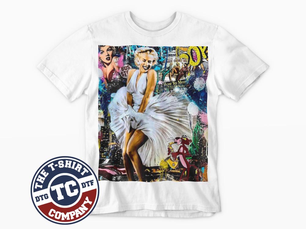 Marilyn Classic Art T-Shirt Movie TV Film classic Retro Tee Funny Cool Icon Unisex T-Shirt XXL
